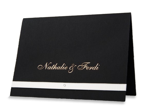 Trouwkaart Nathalie & Ferdi